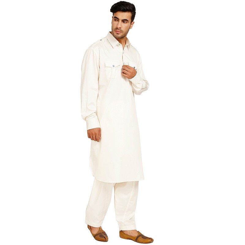 Pathani Suits for men online in India Cotton satin fabric